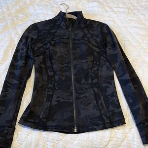 Black Camo Define Lululemon Jacket